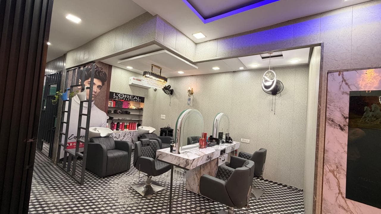 Glam Lounge Salon Interior